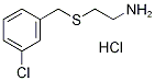 2-[(3-클로로벤질)설파닐]에틸아민염산염 구조식 이미지