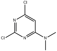 (2,6-DICHLORO-PYRIMIDIN-4-YL)-DIMETHYL-AMINE 구조식 이미지