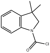 1H-Indole-1-carbonyl chloride, 2,3-dihydro-3,3-dimethyl- (9CI) Structure