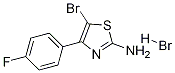 5-브로모-4-(4-플루오로페닐)티아졸-2-아민하이드로브로마이드 구조식 이미지