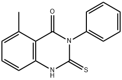 5-Methyl-3-phenyl-2-thioxo-2,3-dihydroquinazolin-4(1H)-one Structure