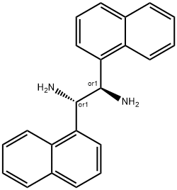 MESO-1,2-BIS(1-나프틸)에틸렌디아민 구조식 이미지