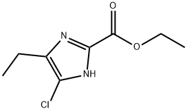 ethyl 5-chloro-4-ethyl-1H-iMidazole-2-carboxylate Structure