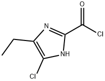 5-chloro-4-ethyl-1H-iMidazole-2-carbonyl chloride Structure
