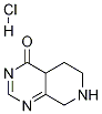 Pyrido[3,4-d]pyriMidin-4(4aH)-one, 5,6,7,8-tetrahydro-, Monohydrochloride Structure