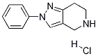 2-PHENYL-4,5,6,7-TETRAHYDRO-2H-PYRAZOO[4,3-C]PYRIDINE HYDROCHLORIDE Structure