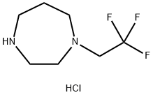 1-(2,2,2-trifluoroethyl)-1,4-diazepane dihydrochloride Structure