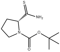 (R)-2-THIOCARBAMOYL-PYRROLIDINE-1-CARBOXYLIC ACID TERT-BUTYL ESTER Structure