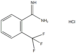 2-trifluoromethyl-benzamidine hydrochloride 구조식 이미지