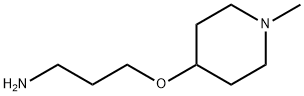 3-[(1-메틸피페리딘-4-일)옥시]프로판-1-아민 구조식 이미지