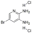 5-브로모피리딘-2,3-디아민2HCl 구조식 이미지