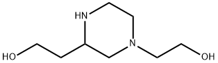1,3-Piperazinediethanol(9CI) Structure