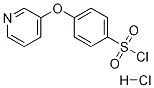 4-(3-Pyridyloxy)benzenesulfonyl chloride hydrochloride, 97% Structure