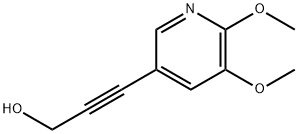 3-(5,6-Dimethoxypyridin-3-yl)prop-2-yn-1-ol 구조식 이미지