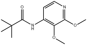 N-(2,3-Dimethoxypyridin-4-yl)pivalamide 구조식 이미지