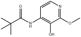 N-(3-Hydroxy-2-methoxypyridin-4-yl)pivalamide Structure