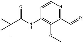 N-(2-Formyl-3-methoxypyridin-4-yl)pivalamide Structure