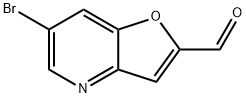 6-브로모푸로[3,2-b]피리딘-2-카브알데히드 구조식 이미지