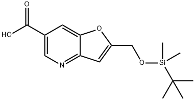 1171920-49-2 2-((tert-Butyldimethylsilyloxy)methyl)-furo[3,2-b]pyridine-6-carboxylic acid