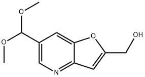 (6-(Dimethoxymethyl)furo[3,2-b]pyridin-2-yl)-methanol 구조식 이미지