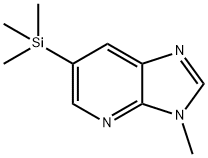 3-메틸-6-(트리메틸실릴)-3H-이미다조[4,5-b]피리딘 구조식 이미지