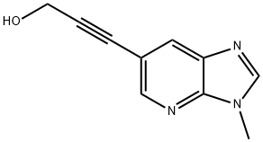 3-(3-Methyl-3H-iMidazo[4,5-b]pyridin-6-yl)-2-propyn-1-ol 구조식 이미지