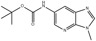 tert-Butyl 3-methyl-3H-imidazo[4,5-b]pyridin-6-ylcarbamate Structure