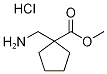 메틸1-(아미노메틸)사이클로펜탄카르복실레이트염산염 구조식 이미지