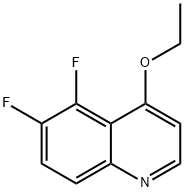 퀴놀린,4-에톡시-5,6-디플루오로-(9CI) 구조식 이미지