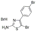 2-Amino-5-bromo-4-(4-bromophenyl)-1,3-thiazole hydrobromide Structure