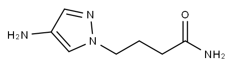 4-(4-amino-1H-pyrazol-1-yl)butanamide 구조식 이미지