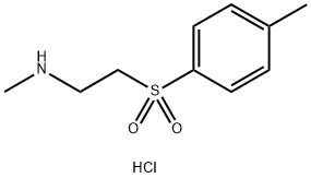 METHYL-[2-(4-METHYLPHENYLSULFONYL)ETHYL]AMINE HCL Structure