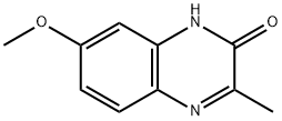 2(1H)-Quinoxalinone,7-methoxy-3-methyl-(9CI) Structure