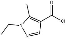 1-ethyl-5-methyl-1H-pyrazole-4-carbonyl chloride 구조식 이미지