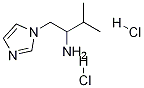 2-이미다졸-1-YL-1-이소프로필-에틸아민2HCL 구조식 이미지