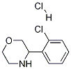 3-(2-클로로페닐)모르폴린HCL 구조식 이미지