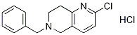 6-N-벤질-2-클로로-5,6,7,8-테트라하이드로-1,6-나프티리딘HCl 구조식 이미지
