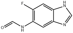 포름아미드,N-(6-플루오로-1H-벤즈이미다졸-5-일)-(9CI) 구조식 이미지