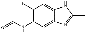 Formamide, N-(6-fluoro-2-methyl-1H-benzimidazol-5-yl)- (9CI) Structure