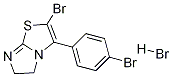 2-BroMo-3-(4-broMophenyl)-5,6-dihydroiMidazo[2,1-b]thiazole hydrobroMide 구조식 이미지