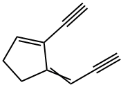 Cyclopentene, 1-ethynyl-5-(2-propynylidene)- (9CI) Structure