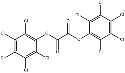 bis(pentachlorophenyl)oxalate 구조식 이미지