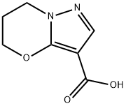 6,7-dihydro-5H-pyrazolo[5,1-b][1,3]oxazine-3-carboxylic acid Structure