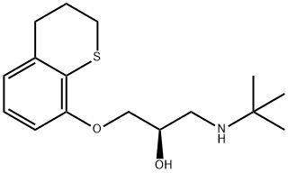 (+)-Tertatolol Structure