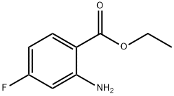 에틸2-아미노-4-플루오로벤조에이트 구조식 이미지
