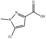 5-Chloro-1-methyl-1H-pyrazole-3-carboxylic acid Structure