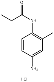 N-(4-Amino-2-methyl-phenyl)-propionamidehydrochloride Structure
