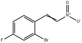 2-BroMo-4-fluoro-1-((E)-2-nitrovinyl)benzene 구조식 이미지