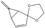 Spiro[bicyclo[3.1.0]hex-3-ene-2,2-[1,3]dioxolane],  6-methylene-,  (-)- Structure