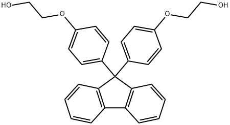 2,2'-[9-플루오렌일리덴비스(p-페닐렌옥시)]다이에탄올 구조식 이미지